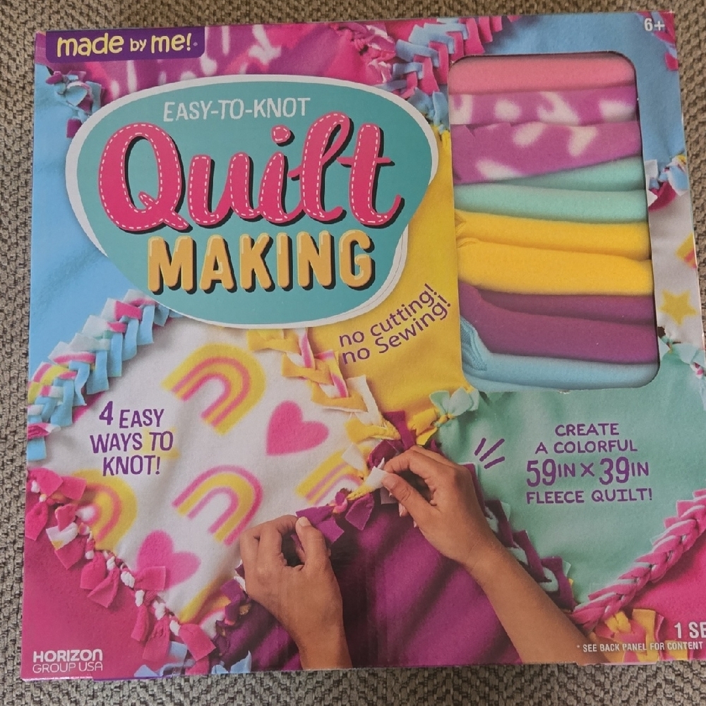 Easy-to-Knot Quilt Making Kit